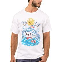 Cute Kawaii Cruise Ship Dolphin Sea Travel
