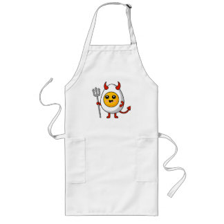 Cute Kawaii Deviled Egg Long Apron