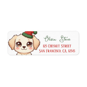 Cute Kawaii Dog Christmas Personalized