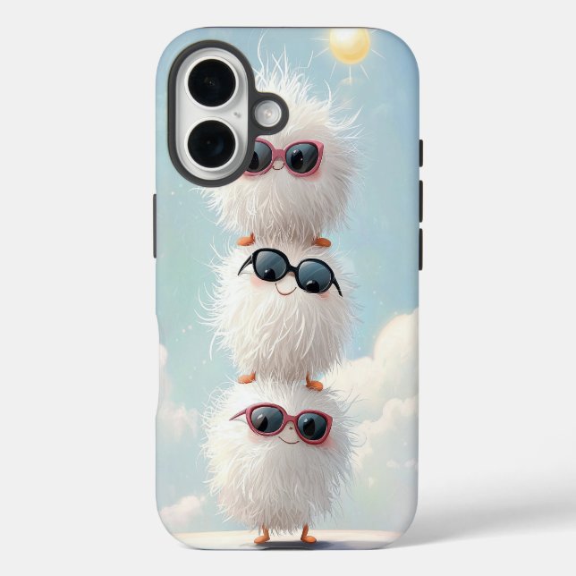 Cute Kawaii Fluffy Anime iPhone Case (Back)