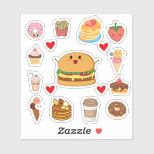 Cute Kawaii Food Stickers