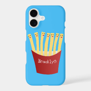 Cute kawaii fries fast food cartoon illustration
