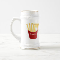 Cute kawaii fries fast food cartoon illustration