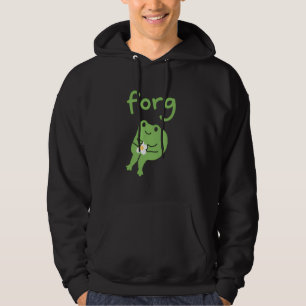Cute Kawaii Frog Cake Meme Cute Aesthetic Forg  Hoodie