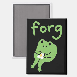 Cute Kawaii Frog Cake Meme Cute Aesthetic Forg Magnet