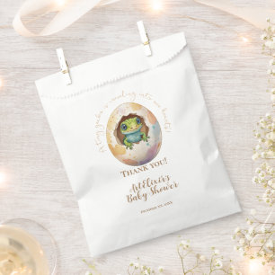 Cute Kawaii Gecko Lizard Egg Baby Shower Favour Bag