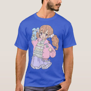 Cute Kawaii Girl  90s Pastel Bunny Girly Kidcore A T-Shirt