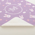 Cute Kawaii Girly Pink Bunny Rabbit Pastel Purple
