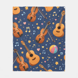 Cute Kawaii Graphic Fleece Blanket