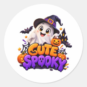 Cute Kawaii Halloween Ghost Sticker – Adorable Pas