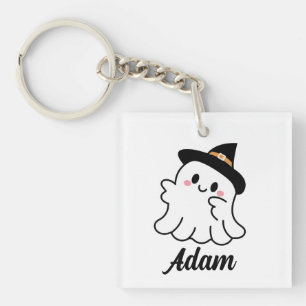 Cute Kawaii Halloween Nom personnalisé Porte - clé