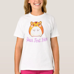 Cute Kawaii Hamster Custom T-Shirt