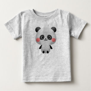 Cute Kawaii Happy Panda Baby T-Shirt