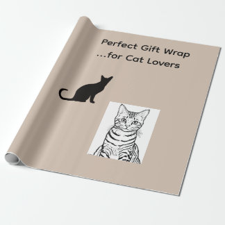 Cute Kawaii Japanese Aesthetic Cat Wrapping Paper 