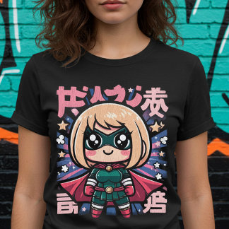 Cute Kawaii Japanese Hero Girl T-Shirt