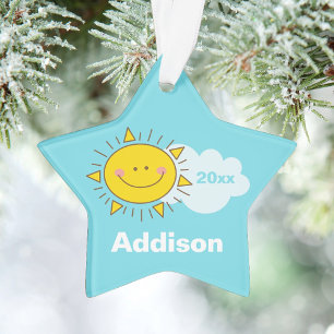 Cute Kawaii Joyeux Sunshine Baby Premier Noël