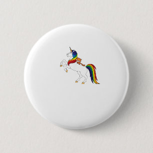 Cute Kawaii Kids Unicorn Red Panda Lover T-Shirt 2 Inch Round Button