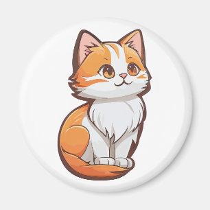 Cute Kawaii Kitten Magnet