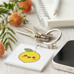 Cute Kawaii Lemon Keychain