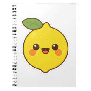 Cute Kawaii Lemon Notebook