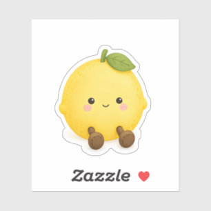 Cute Kawaii Lemon Vinyl Sticker 