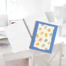 Cute Kawaii Livres Carnet Spiral