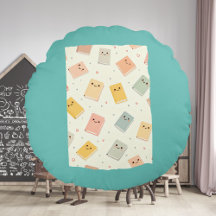 Cute Kawaii Livres Coussin