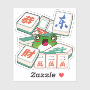Cute Kawaii Mahjong Frog Gamer