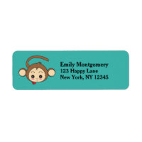 Cute Kawaii Monkey Illustration