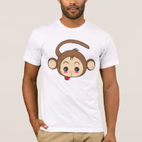 Cute Kawaii Monkey Illustration