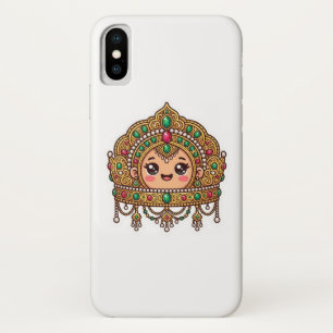 Cute Kawaii Moroccan Bridal Crown TraditionSticker Case-Mate iPhone Case