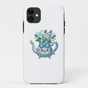 Cute Kawaii Moroccan Iced Mint Tea Summer BSticker iPhone 11 Case