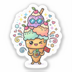 Cute Kawaii Moroccan Summer Iced Mint Tea Berrad S