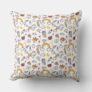 Cute Kawaii Motif lance des oreillers