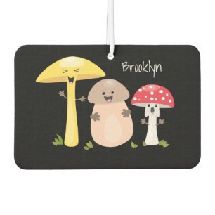 Cute kawaii mushroom fungi toadstool air freshener