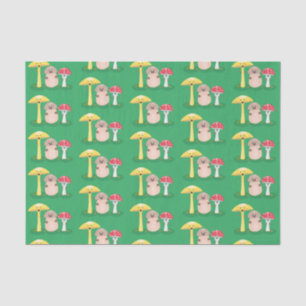 Cute kawaii mushroom fungi toadstool tissue paper