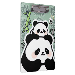 Cute Kawaii Panda Clipboard