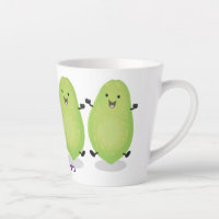 Cute kawaii papaya paw paw cartoon illustration