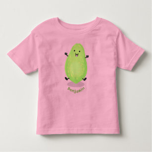 Cute kawaii papaya paw paw cartoon illustration toddler t-shirt