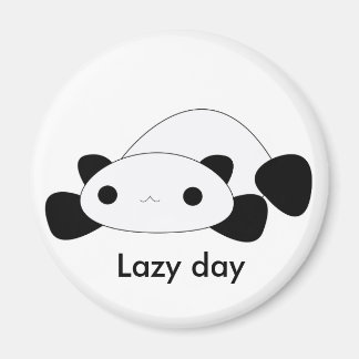 Cute kawaii paresseux jour panda aimant
