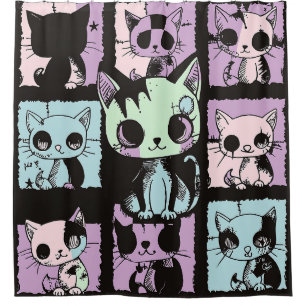 Cute Kawaii Pastel Goth Patchwork Gothic Creepy