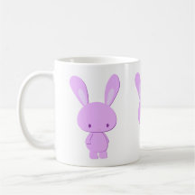 Cute Kawaii Pastel Purple Minimalist Bunny