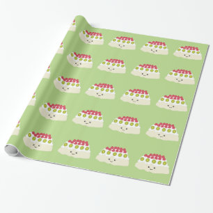 Cute Kawaii Pavlova Wrapping Paper