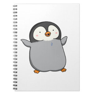 Cute Kawaii Penguin Notebook