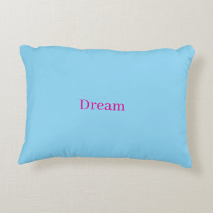 Cute Kawaii Pink Character – Dream Love Shine Accent Pillow