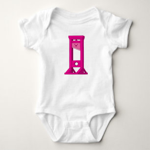 Cute Kawaii Pink Guillotine baby ChopChop Bodysuit