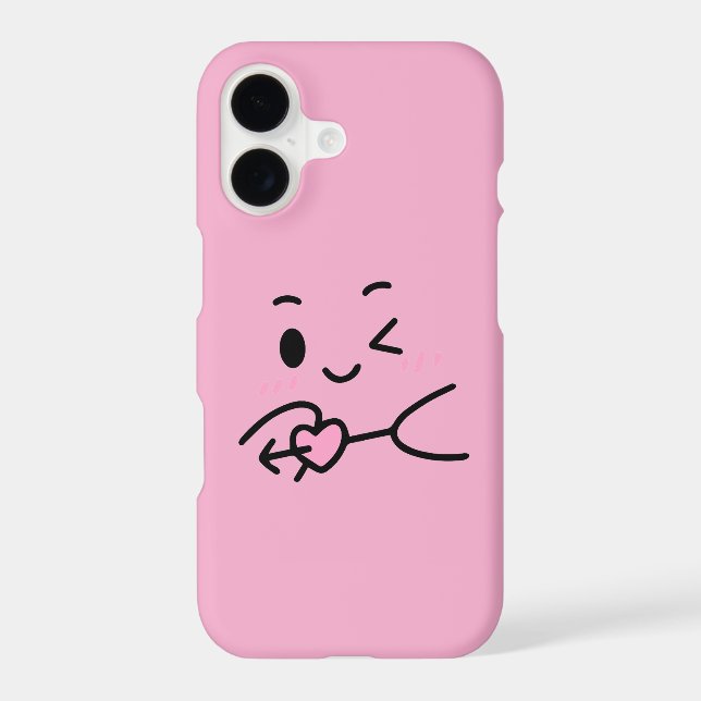 Cute Kawaii Pink Protective Mask (Back)