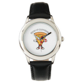 Cute Kawaii Pizza Kids Watch