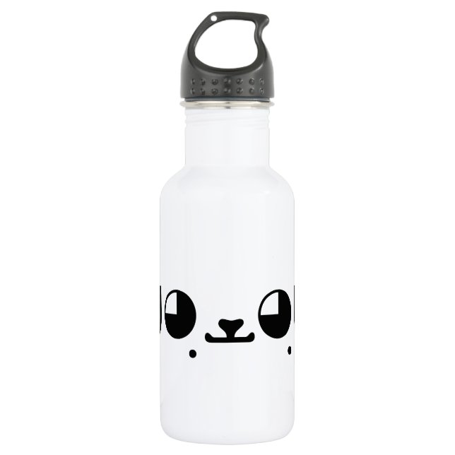Cute Kawaii Puppy Dog Japanese Kaomoji Emoticon 532 Ml Water Bottle (Front)