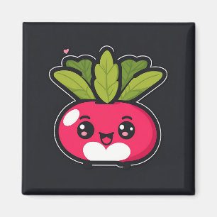 Cute Kawaii Radish Magnet